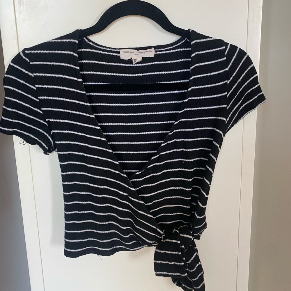 Urban Outfitters Stripes Tie top